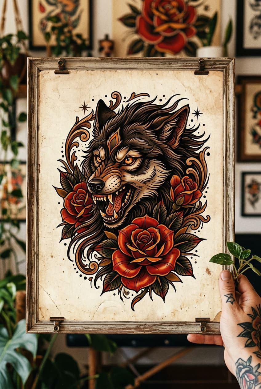 Wolf Tattoo