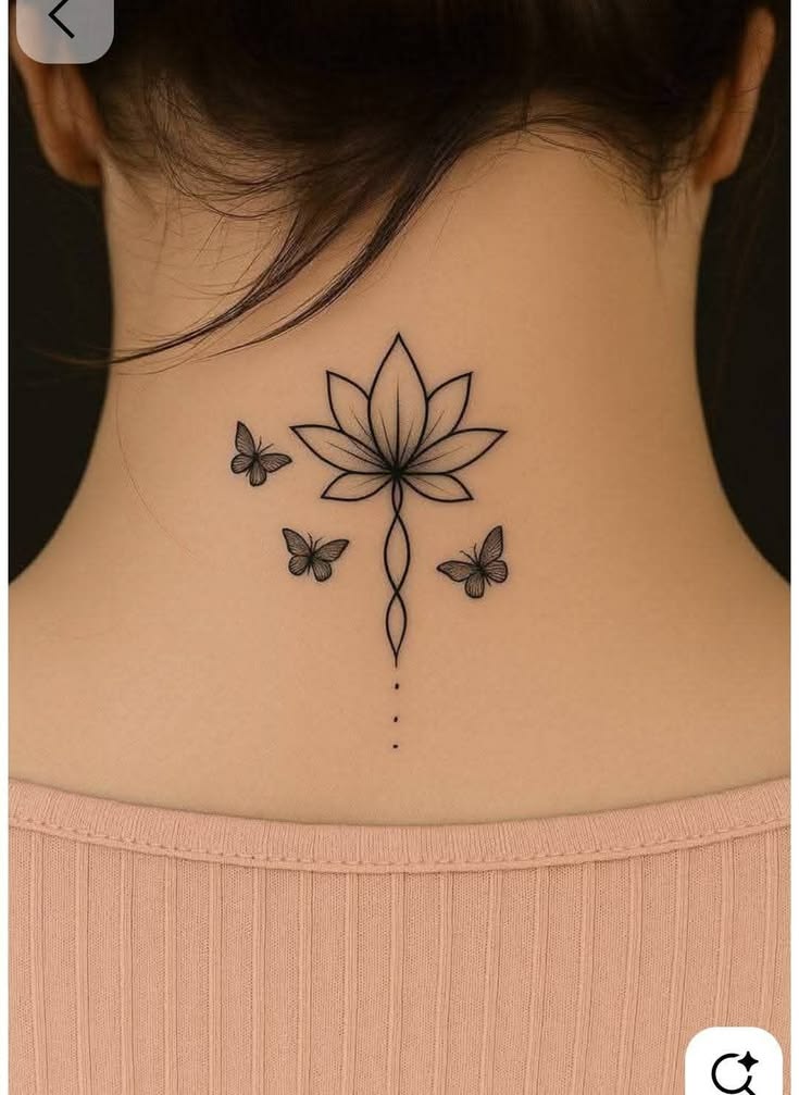 Custom Minimal tattoo design by Alex Carter at TattooWorlds NYC