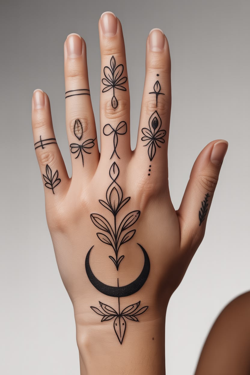 Custom Hand Tattoos for Woman Tattoo Style at TattooWorlds NYC